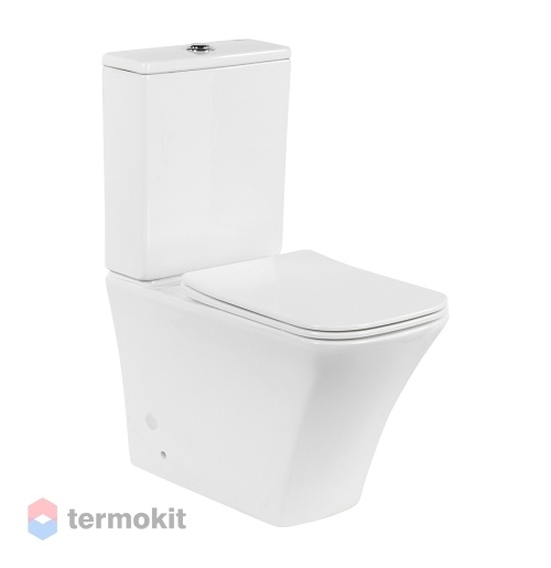 Унитаз напольный BelBagno MARMI с сиденьем микролифт BB052CPR/BB052SC