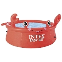 Бассейн Intex EASY SET надувной для детей &quot;Веселый краб&quot; 183х51 см, 26100NP