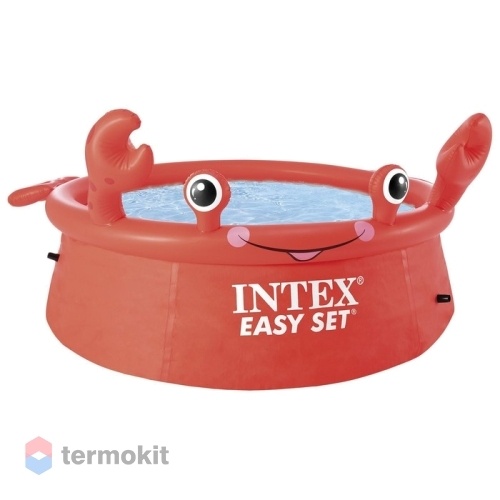 Бассейн Intex EASY SET надувной для детей "Веселый краб" 183х51 см, 26100NP