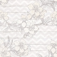 Керамическая плитка Lb-Ceramics Шебби Шик 1606-0007 Панно серый 60х60 (компл. из 3-х шт)
