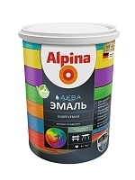 Эмаль акриловая Alpina Аква Эмаль шелковисто-матовая База 3 0.864 л