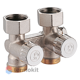 Giacomini Узел нижнего подключения 1/2"Mx18, прямой арт. R383X011