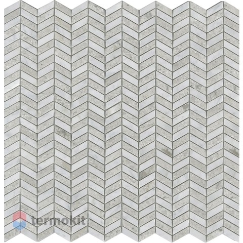 Керамическая плитка Lantic Colonial Mosaico Weft Grey Мозаика 32x31,2