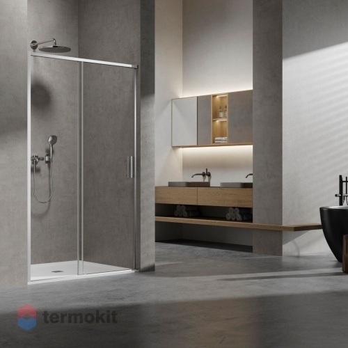Душевая дверь Vincea Slim 8mm 1100х1950 хром VDS-6SL110CL