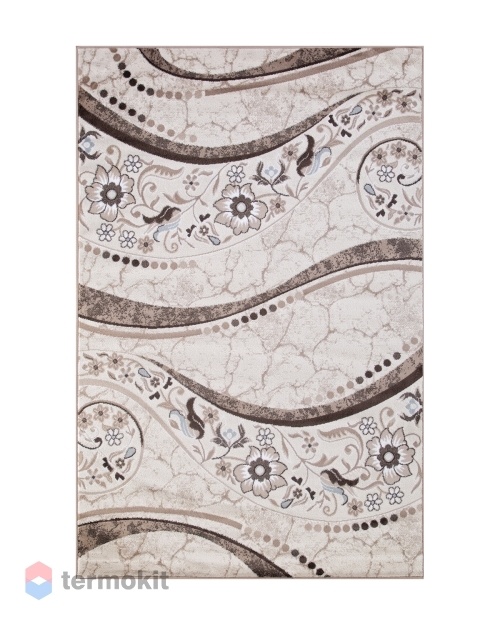 Ковёр Merinos Valencia Deluxe 250x350 прямоугольный кремовый/коричневый d312