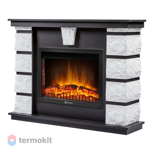 Портал Firelight Excalibur 25 камень белый, шпон венге