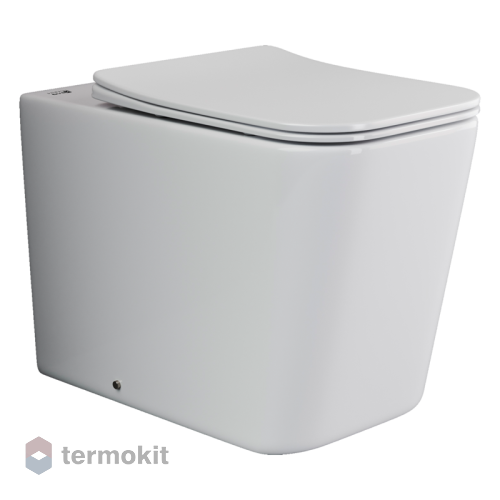 Унитаз приставной Ceramicanova CUBIC с сиденьем микролифт CN1809