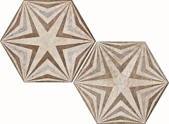Керамогранит Fioranese Heritage Exagona Deco Texture 3 декор 34.5x40