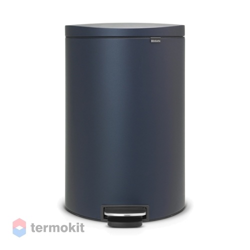 Мусорный бак Brabantia FlatBack+ 40л минерально-синий 103889