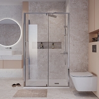 Душевой уголок Niagara Nova 1950x1100x900 хром NG-66-11A-A90-34