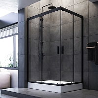 Душевой уголок AM.PM Gem 1900x1200x900 черный матовый W90G-404-120290-BT