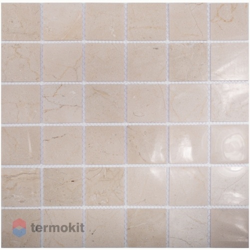 Мозаика из нат. мрамора Starmosaic Crema Marfil Polished (JMST072) 30,5х30,5 (48x48)