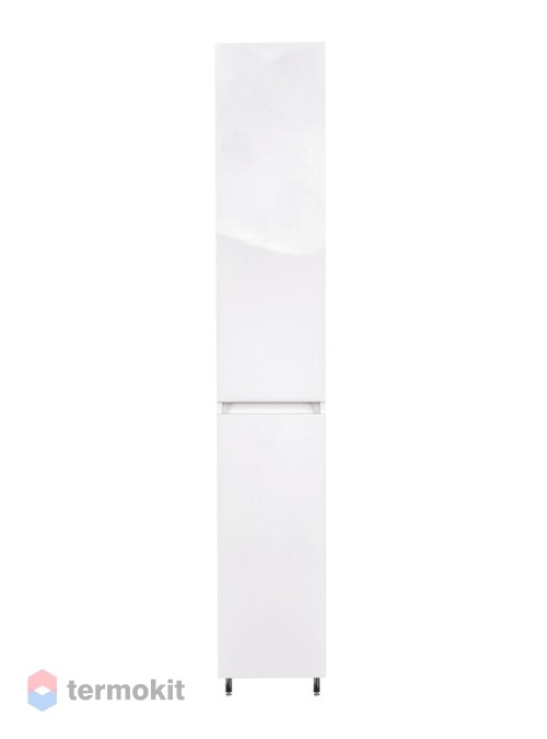 Шкаф Style Line-колонна Style Line Даллас с корзиной белый СС-00000452
