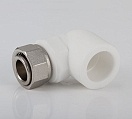 Valtec Фитинг полипропиленовый угольник с накидной гайкой 25 х 3/4"
