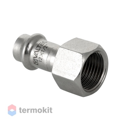 Пресс-фитинг из нержавеющей стали Valtec ВР 15 мм х 1/2"