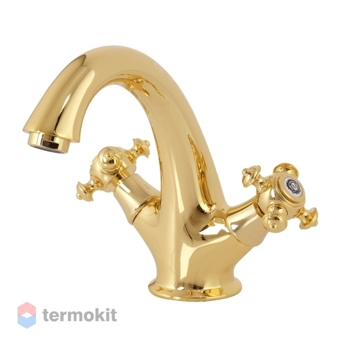 Смеситель для раковины Migliore PRESTIGE золото 26896