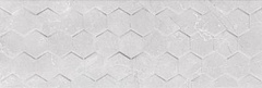 Керамическая плитка Ceramika Konskie Braga White Hexagon Rett настенная 25x75