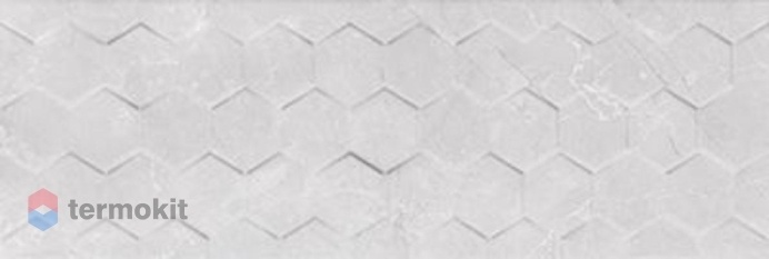 Керамическая плитка Ceramika Konskie Braga White Hexagon Rett настенная 25x75