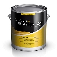 Clark+Kensington Premium Flat NG, Интерьерная глубокоматовая краска с керамическими микрогранулами, белая база, 0.946 л 