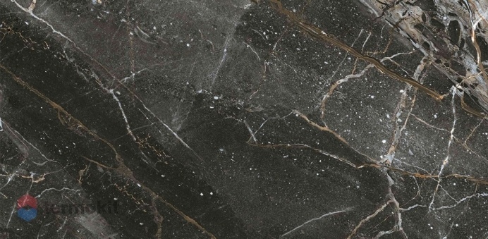 Керамогранит Amin Tile Armani Marble Dark Grey Polish 708320 Rect 60x120