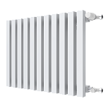 Стальные трубчатые радиаторы КЗТО QUADRUM 60 V 500 с боковым подключением цвет белый муар