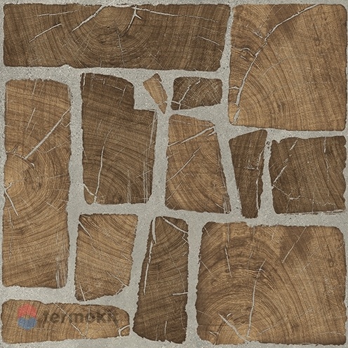 Керамогранит Cersanit Woodland коричневый (WL4R112D-69) 42х42