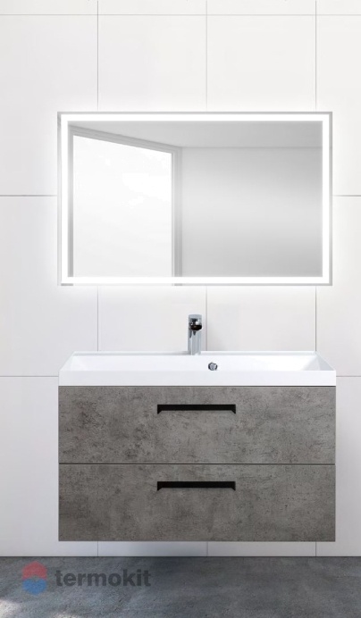 База под раковину Belbagno AURORA подвесная 90 AURORA-900-2C-SO-CP Cemento Pallido