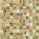 Мозаика Caramelle Mosaic Pietrine 7mm Onice Jade Verde Pol (2,3x2,3) 29,8x29,8