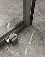 Душевой уголок Cezares Molveno 1950x1400x900 оружейная сталь MOLVENO-AH-12-140/90-C-GM-IV