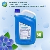 Средство для мытья стекол и зеркал FLORUST Свежесть 5л