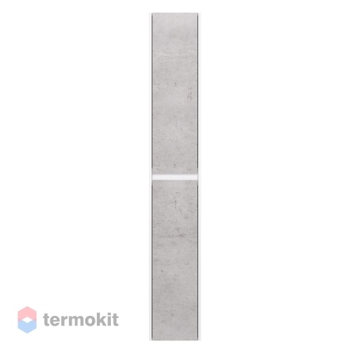 Шкаф-колонна DREJA Slim 30 подвесной/напольный белый глянец/бетон 99.0505