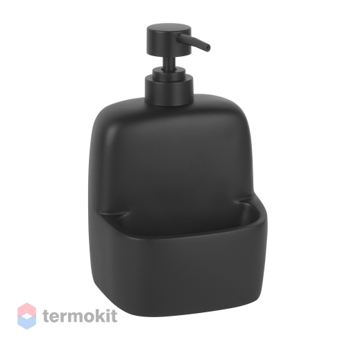 Дозатор с емкостью для губки WasserKRAFT черный K-8499BLACK