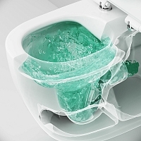 Унитаз напольный AM.PM Func безободковый с бачком с сиденьем микролифт C8F8900SC