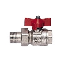 Кран шаровой Itap с накидной гайкой 1&quot; (бабочка) серия Ideal