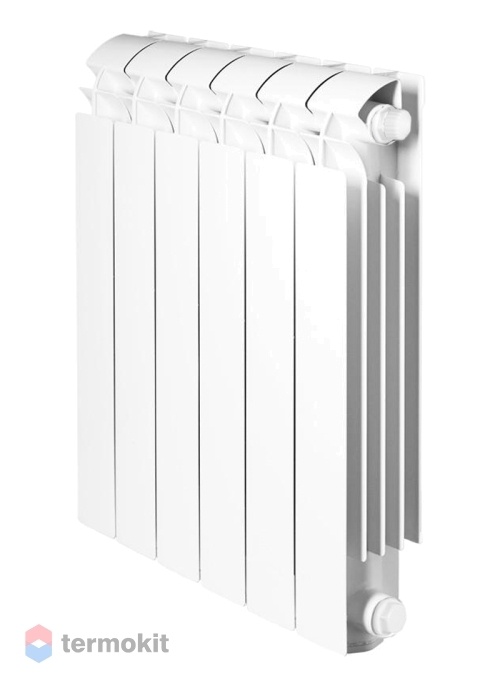Секционный алюминиевый радиатор Global VOX-R 500 Ventil \ 14 cекций \ с нижним правым подключением