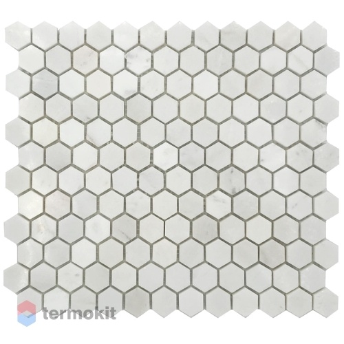 Мозаика из нат. мрамора Starmosaic Hexagon VMwP 30,5х30,5 (23x23)