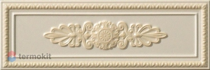 Керамическая плитка Vallelunga Lirica P17036 Crema Dec. Cornice декор 10x30
