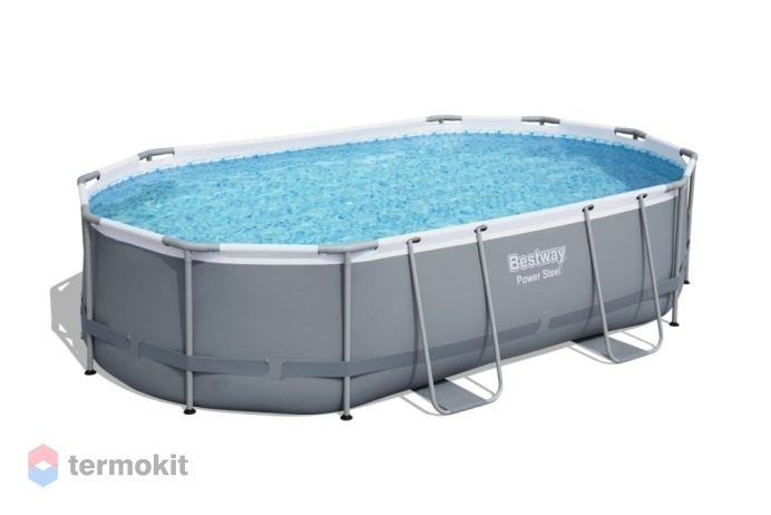Бассейн Bestway каркасный овальный 488 х 305 х 107 см, 56448