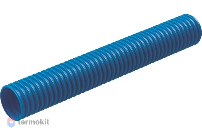 Труба Elsen гофрированная ПНД, цвет синий, наружным диаметром 32 мм для труб диаметром 50 мм отрезок \ 5м \