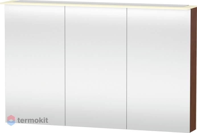 Зеркальный шкаф Duravit X-Large 120 с подсветкой Американский орех XL759601313