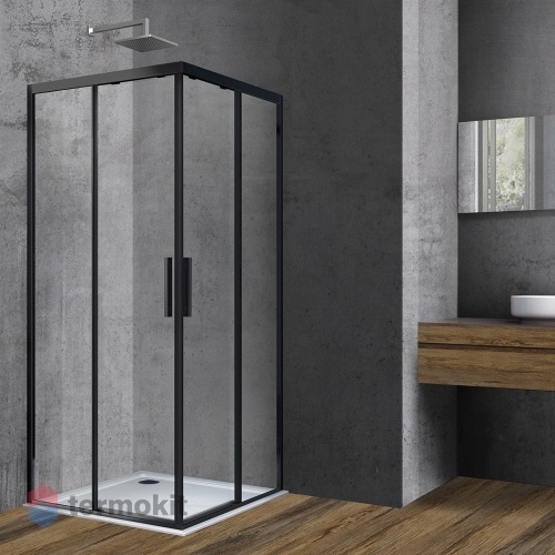 Душевой уголок Vincea Soft 1950x900x900 черный VSS-3SO900CLB