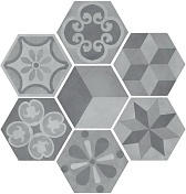 Керамогранит Kerama Marazzi Пуату SG23032N Микс 20х23,1