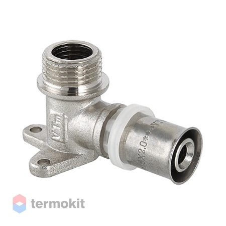 Пресс-фитинг угольник с креплением с наружной резьбой Valtec 16 х 1/2"