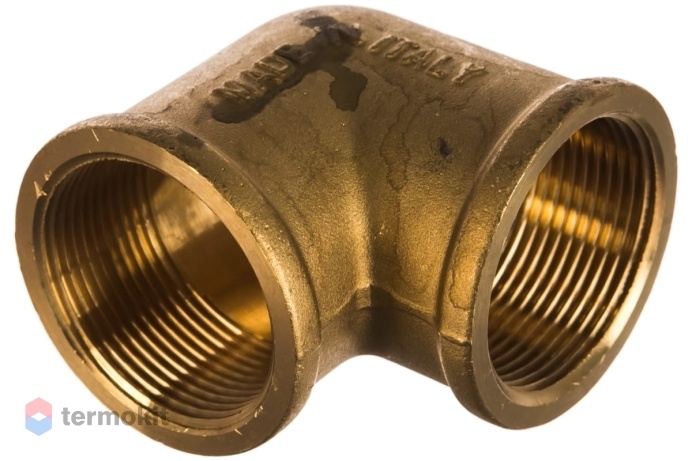 Elsen Угольник 90° ВВ 1 1/2", 1 1/2" латунь