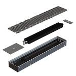 Внутрипольные конвекторы Elsen ширина 380 мм, глубина 200 мм с естественной конвекцией