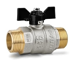 Кран шаровой LD 3/4&quot; НН (бабочка) серия Pride 47.20.Н-Н.Б