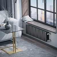 Радиатор Royal Thermo PianoForte 200 \ 13 секций \ биметаллический с боковым подключением черный УЦЕНЕННЫЙ