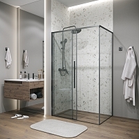 Душевой уголок Grossman Galaxy 1950x1300x800 графит сатин 120.K33.01.1380.42.00