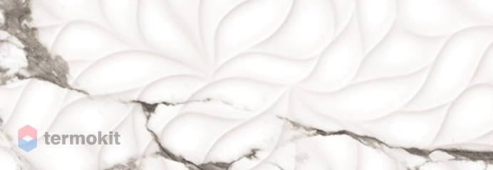Керамическая плитка Керлайф Royal Bianco Rel настенная 24,2x70