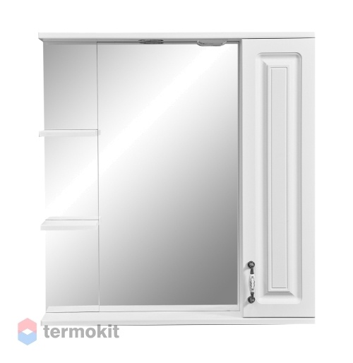 Зеркальный шкаф Stella Polar Кармела 75/С ольха белая SP-00000185